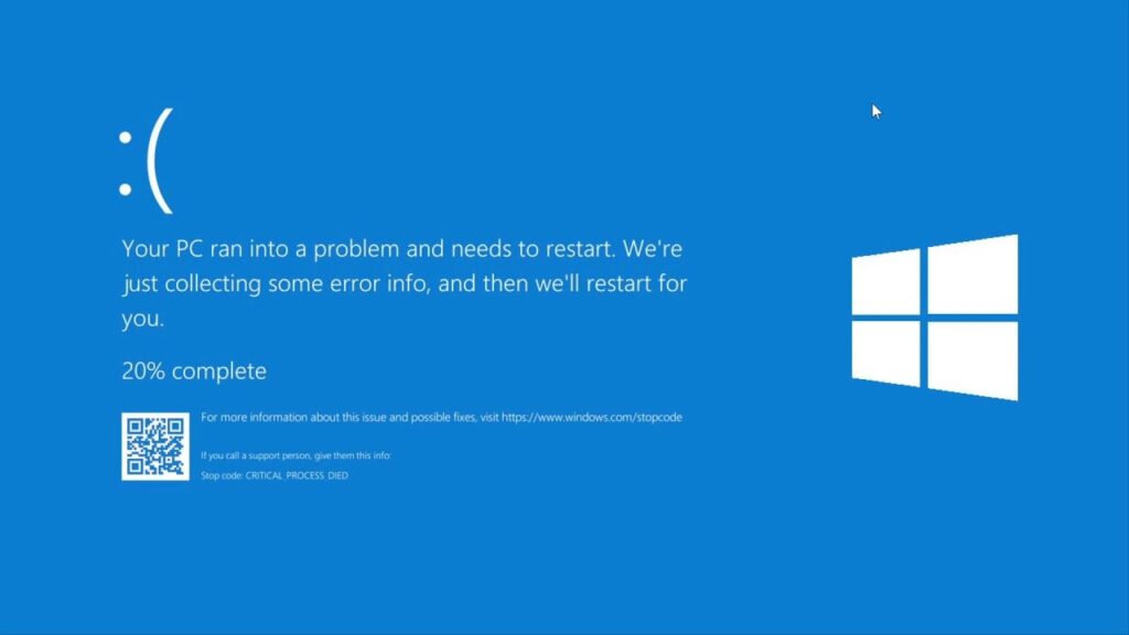 BSOD Windows Service Laptopuri